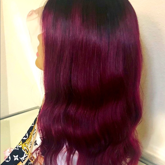 14 in Slayed Bob Cut- Custom Wig, Free Part with Custom Color! - Picture 4 of 4